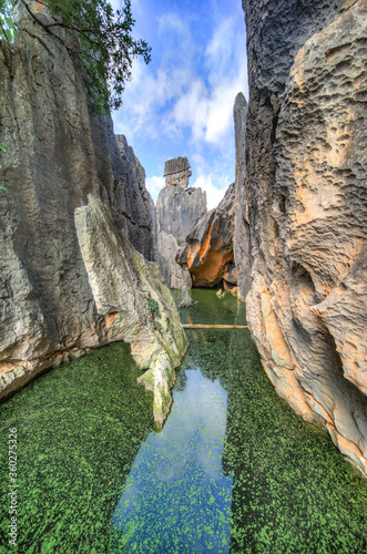 Shilin Stone Forest Yunnan Kunming China photo