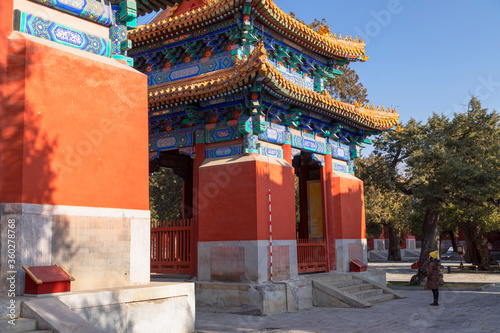 Woman at Confucius Temple, Beijing, China