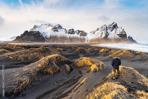 Vestrahorn beach, Hofn, East Iceland, Iceland, Europe