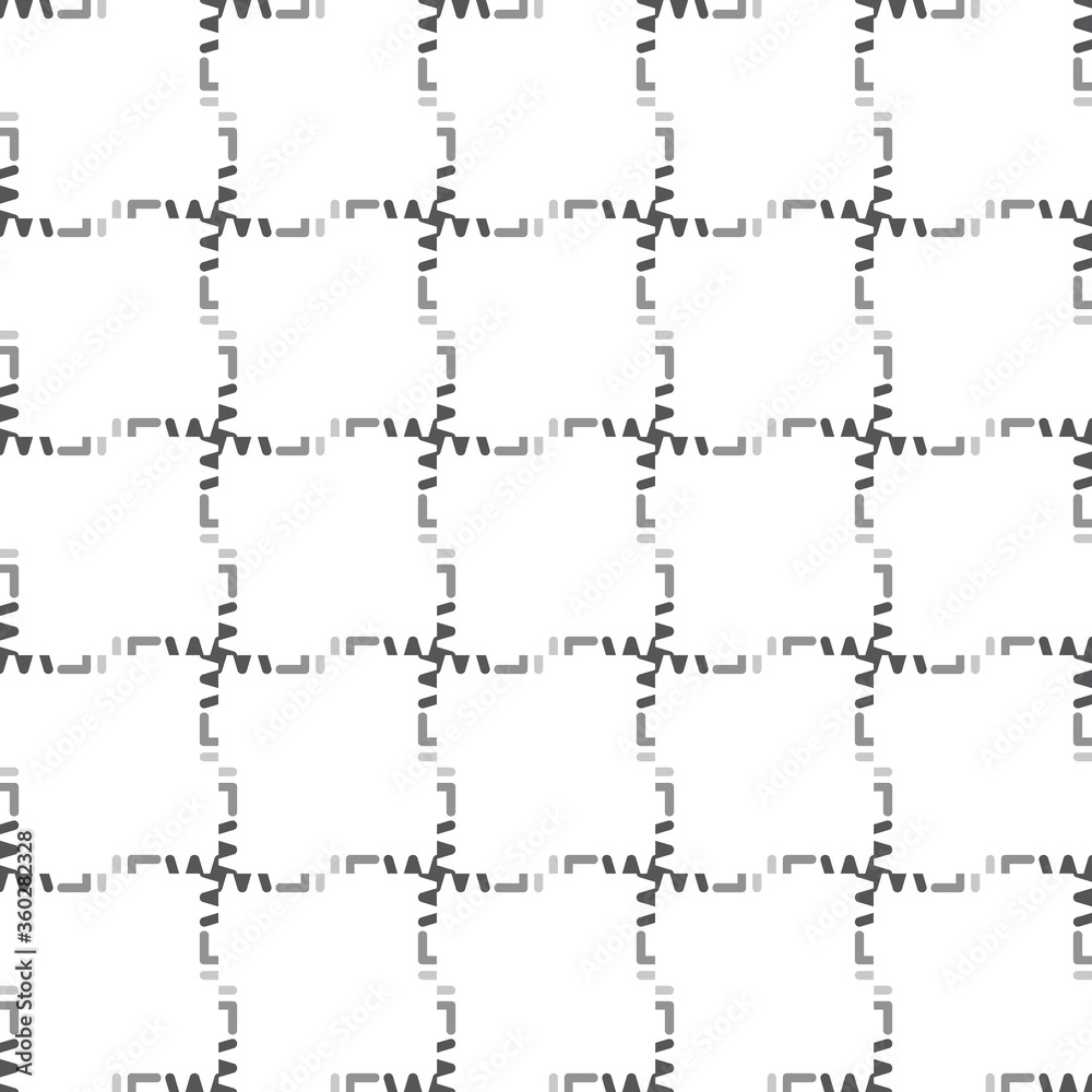 Vector seamless pattern texture background with geometric shapes, gradient colored in white, grey, black colors.