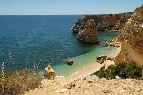 Beautiful Algarve beach and coastline