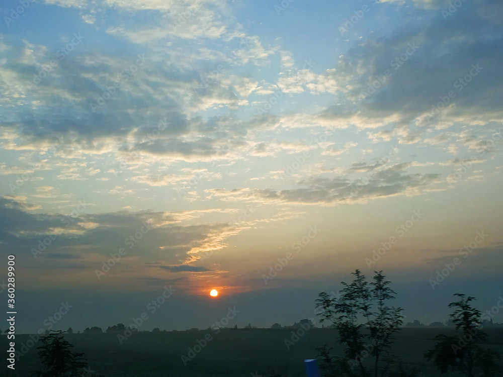 Fototapeta premium Sunrise in Poland 