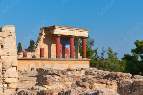 Εκτύπωση καμβά Temple of Knossus Crete famous minoan palace