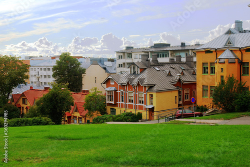 Photography Finland city Turku in summer