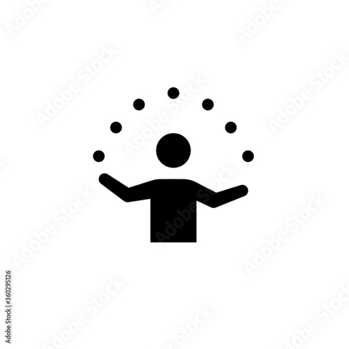 icon person , people doing somethings eps