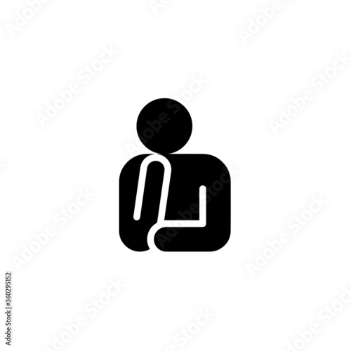 icon person , people doing somethings eps