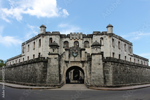 Cuba Castle Havanna downtown police station