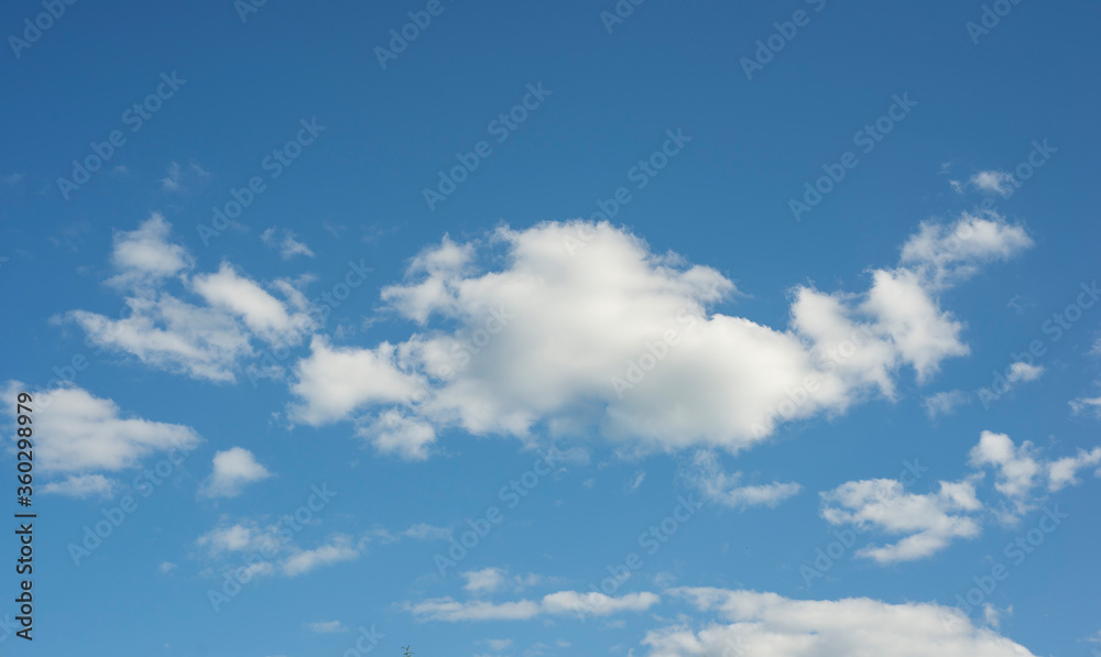 Cumulus clouds in the blue sky
Cumulus clouds in the blue sky