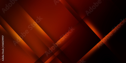  Modern abstract gradient orange background concept with paper cut geometric shapes and shadow decoration
