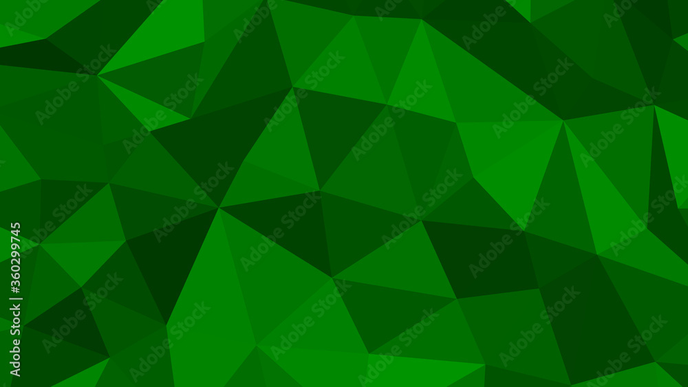 Abstract geometric background with shades of green. Template for web and mobile interfaces, infographics, banners, advertising, applications.