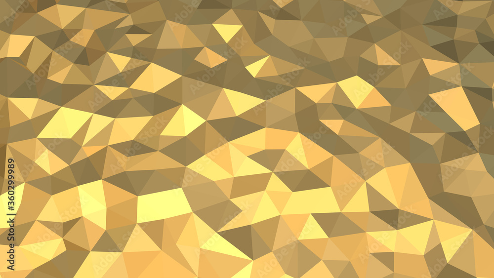 Abstract geometric background with shades of yellow and gold. Template for web and mobile interfaces, infographics, banners, advertising, applications.