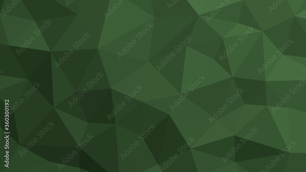 Abstract geometric background with shades of green. Template for web and mobile interfaces, infographics, banners, advertising, applications.
