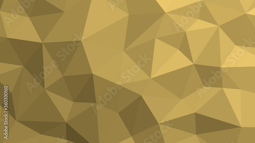 Abstract geometric background with shades of yellow and gold. Template for web and mobile interfaces, infographics, banners, advertising, applications.