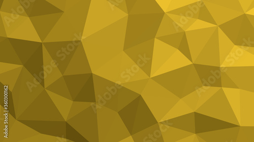 Abstract geometric background with shades of yellow and gold. Template for web and mobile interfaces, infographics, banners, advertising, applications.