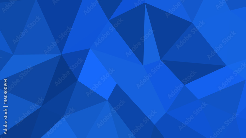 Fototapeta premium Abstract geometric background with shades of blue. Template for web and mobile interfaces, infographics, banners, advertising, applications.