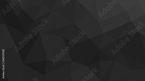 Abstract geometric background with shades of black and gray. Template for web and mobile interfaces, infographics, banners, advertising, applications.