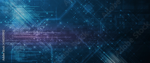 Software development abstract technology code and script background
