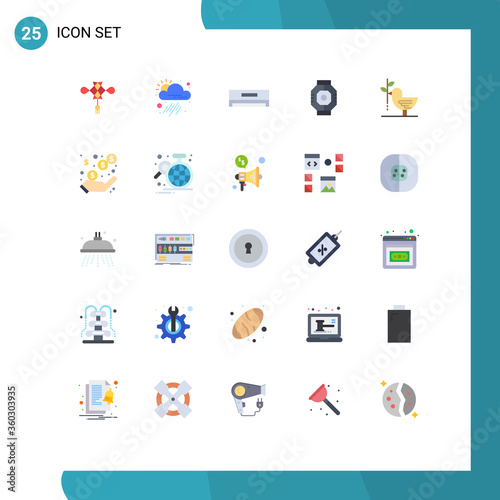 25 Flat Color concept for Websites Mobile and Apps agreement, module, air conditioner, component, airlock photo