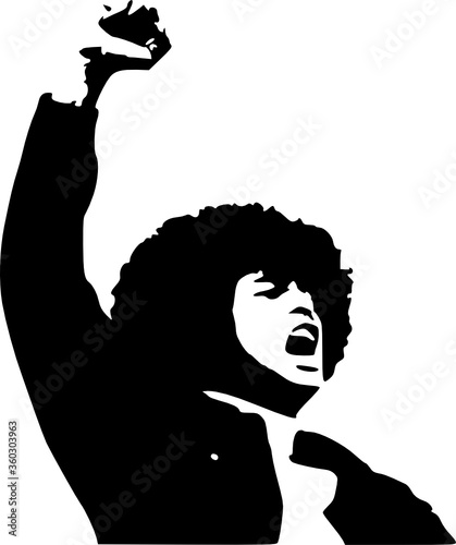 Black Lives Matter Demonstrant