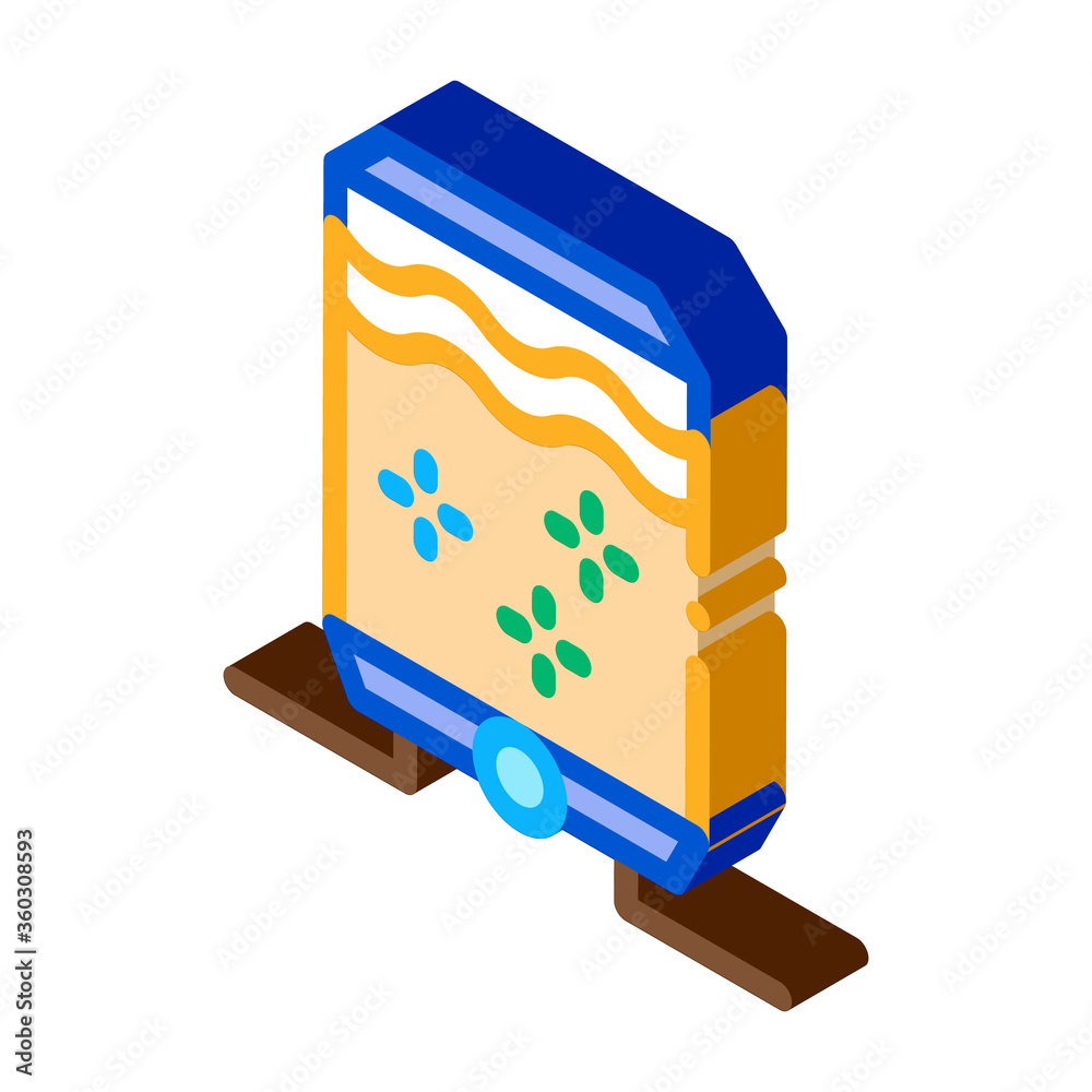 juice concentrate tank icon vector. isometric juice concentrate tank sign. color isolated symbol illustration juice concentrate tank icon vector. isometric juice concentrate tank sign. color isolated symbol illustration