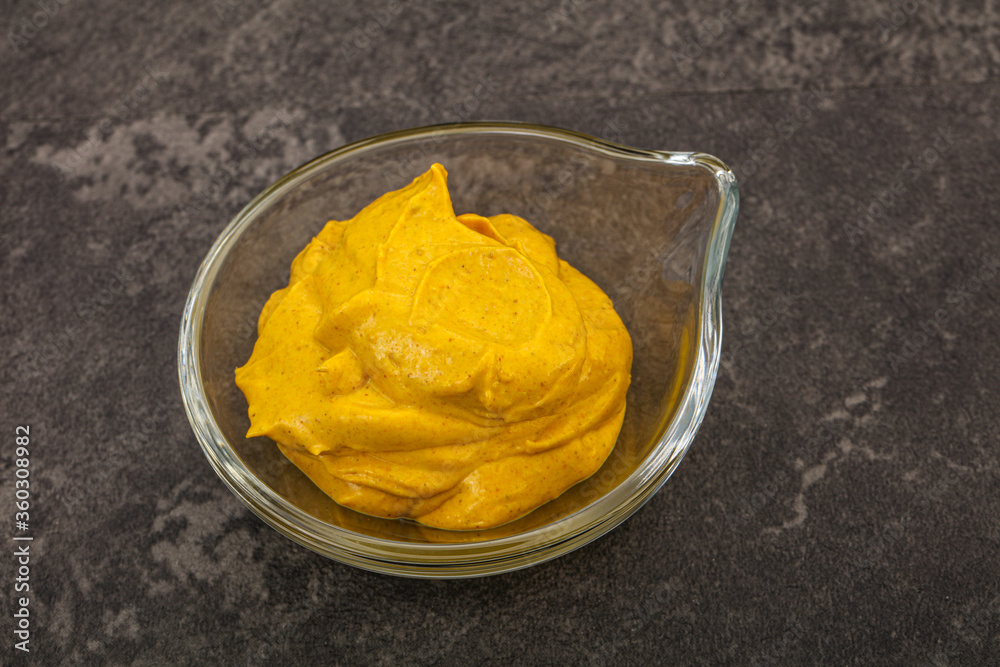Asian Curry sauce in the bowl Asian Curry sauce in the bowl