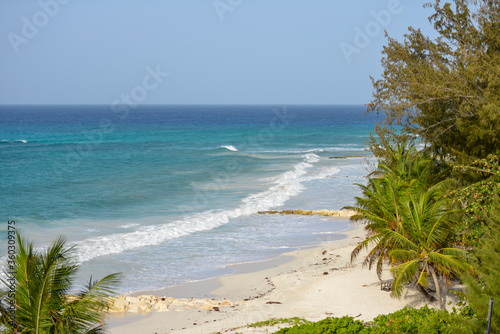 beach and seasummer, ocean, vacation, sunset, resort, carab, beach, sea, sand, water, sky, tropical, blue, coast, island, landscape, travel, nature, paradise, caribbean, beautiful, bay, shore, palm, w photo