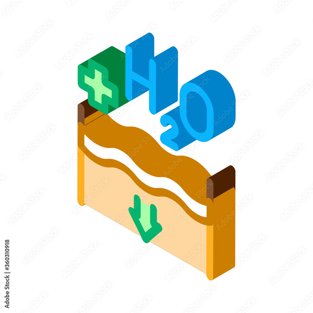 juice add water icon vector. isometric juice add water sign. color isolated symbol illustration juice add water icon vector. isometric juice add water sign. color isolated symbol illustration