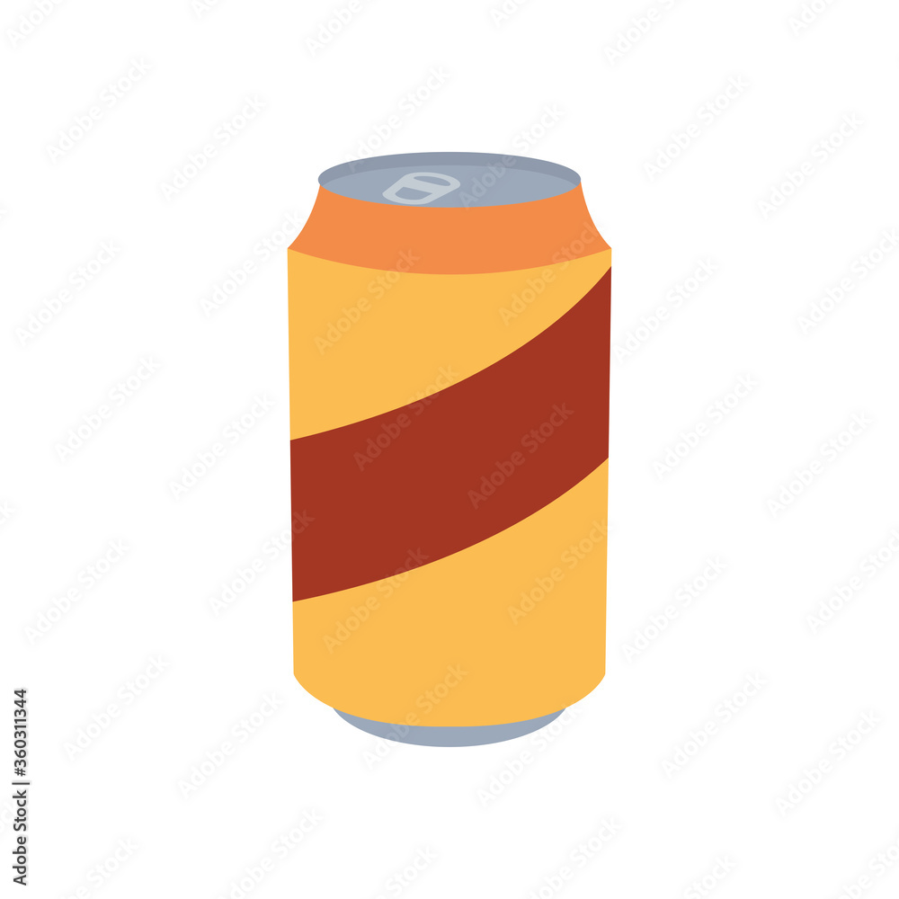 beer can icon, flat style beer can icon, flat style