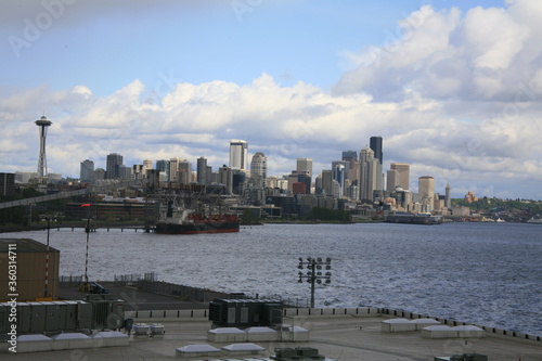Seattle city coastline