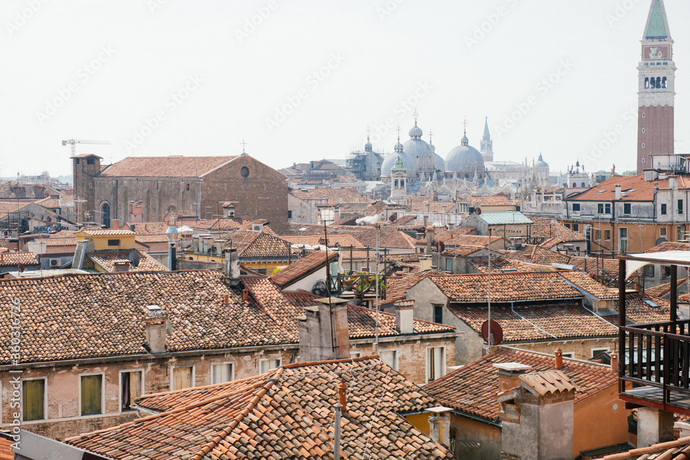view of the old town of venice italy