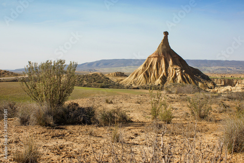 The Bardenas Reales desert, in Navarre, north of Spain.