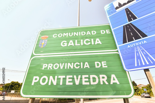 detail of the border city town fortaleza de valenca between spain and portugal photo