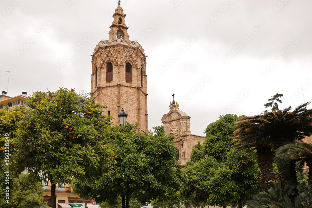 The Micalet tower: it is one of the main symbols of the city of Valencia