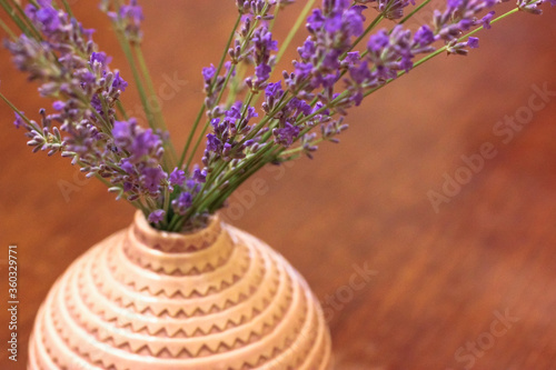 Lavender bouquet  bright purple flowers