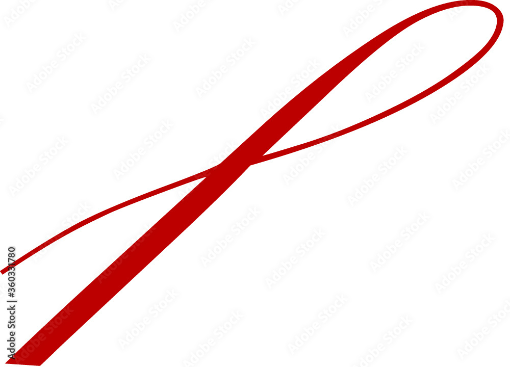 red ribbon on white background red ribbon on white background
