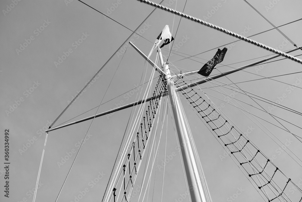 Fototapeta premium mast of the ship