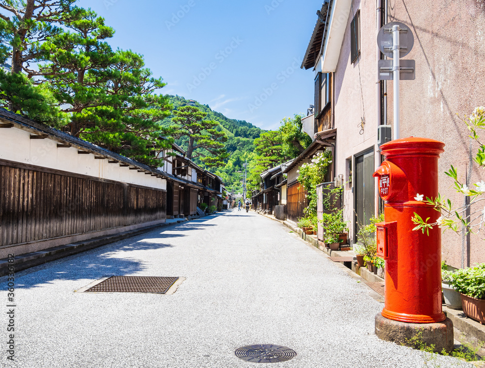 古い町並みが残る近江八幡新町通り 滋賀県 Stock Photo Adobe Stock