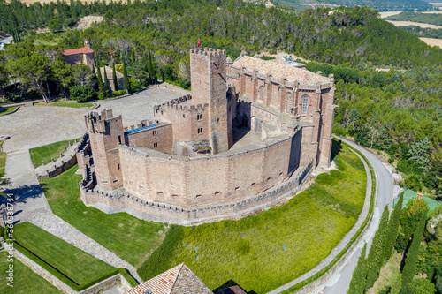 Castle of San Javier and basilica, Navarra (Spain) photo