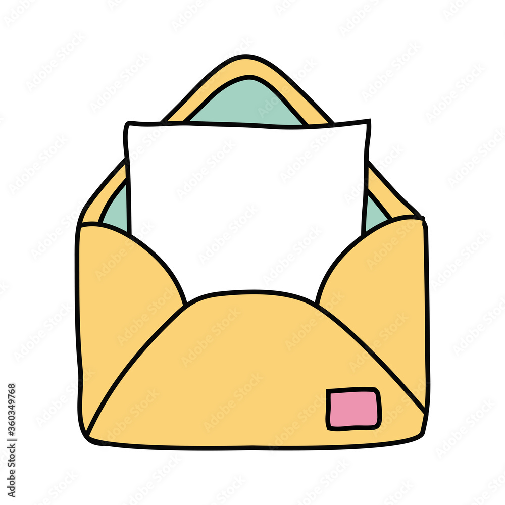 envelope mail postal free form style icon envelope mail postal free form style icon