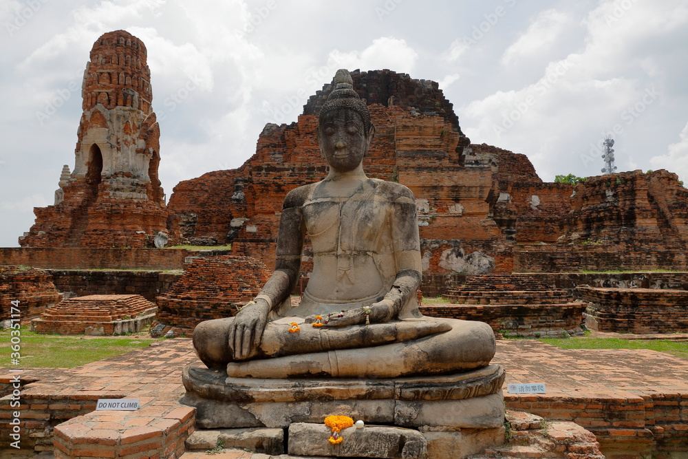 Historic Sacred City Ayutthaya. Bangkok, ThailandAll the remains of the city were included in the World Heritage List in 1991 by UNESCO on the grounds that they had an extraordinary universal value.