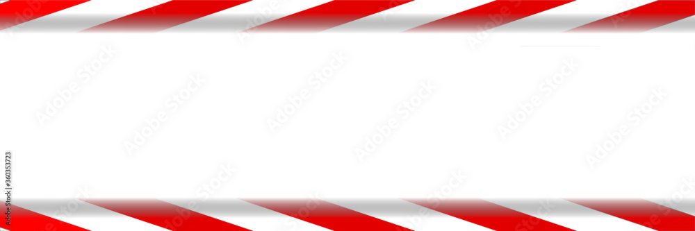Red and white barrier tape with copy space Red and white barrier tape with copy space