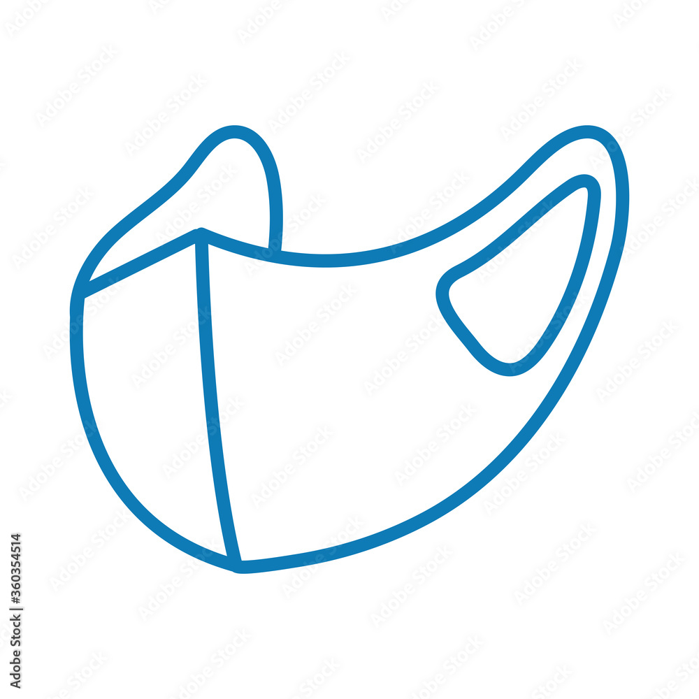 face mask accessory line style face mask accessory line style