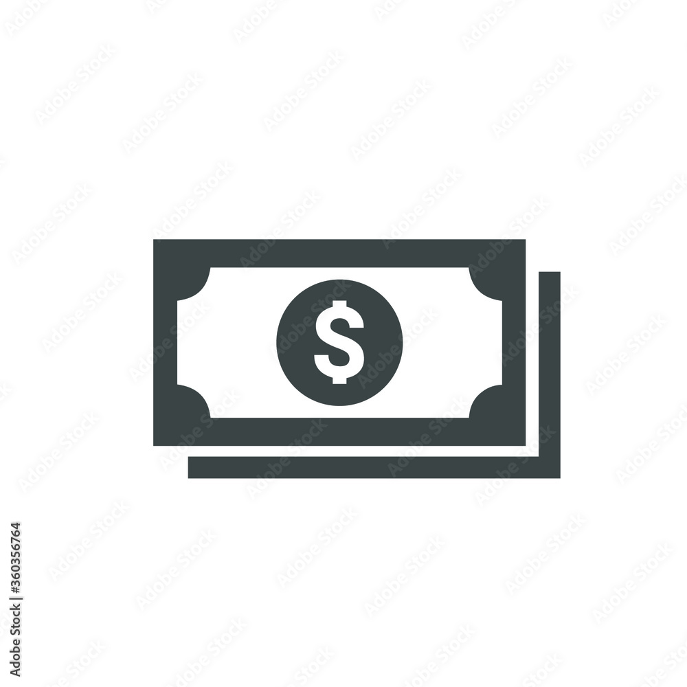 Dollar icon. Money sign isolated, Vector illustration. EPS 10. Dollar icon. Money sign isolated, Vector illustration. EPS 10.