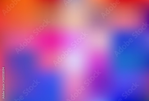 Light Blue, Red vector blurred bright texture.