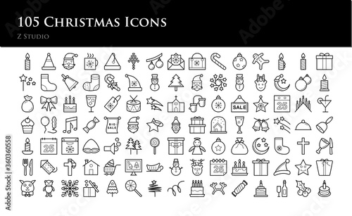 105 Christmas Icons