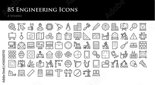 85 Engineering Icons