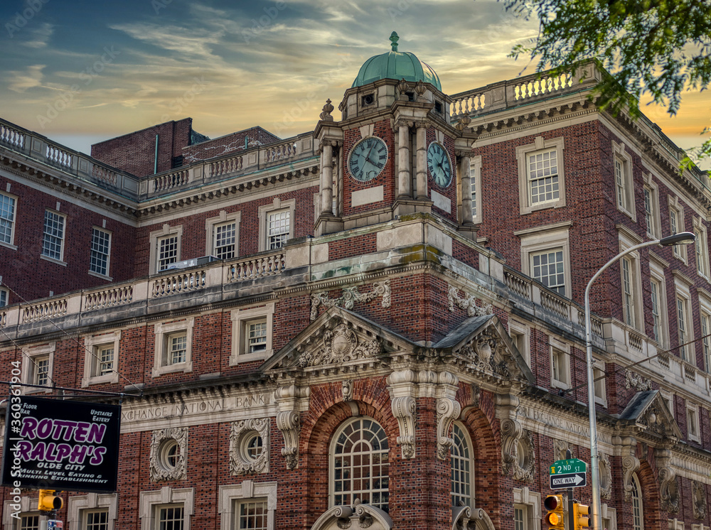 Obraz premium Old city building