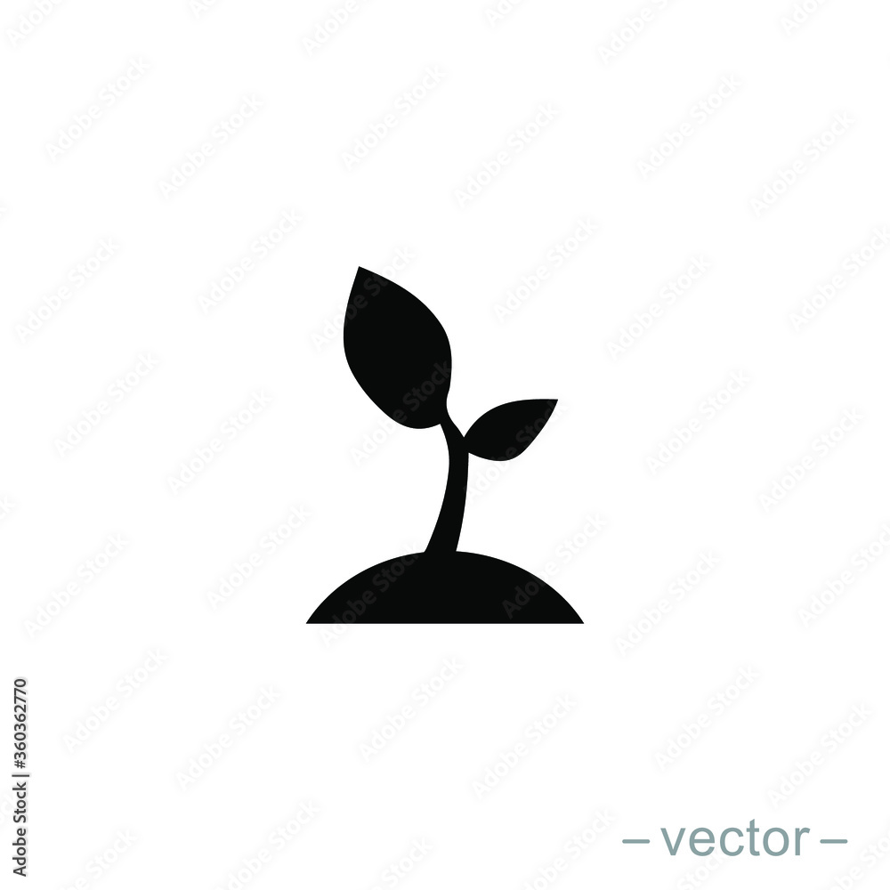 Seed and seeding icon vector. Eps 10 Seed and seeding icon vector. Eps 10