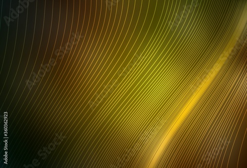 Dark Green, Yellow vector colorful abstract background.