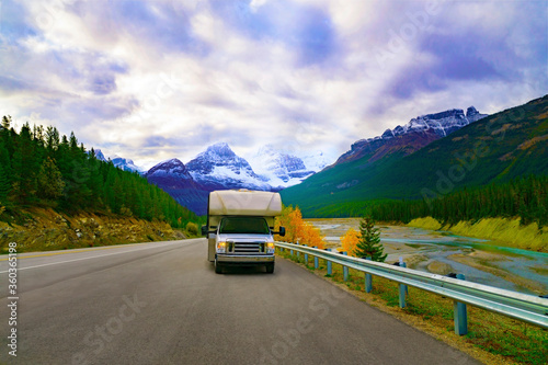 Motorhome RV Vacation Adventure Getaway © Joshua